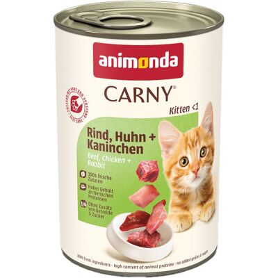 Animonda Carny Kitten Beef Poultry - Wet Cat Food - 400G Animonda Carny Kitten Beef Poultry - Wet Cat Food - 400G