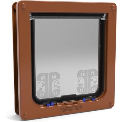 Closer Pets Cat Mate 221 Large Cat Flap - Brown Cat Flap Closer Pets Cat Mate 221 Large Cat Flap - Brown Cat Flap