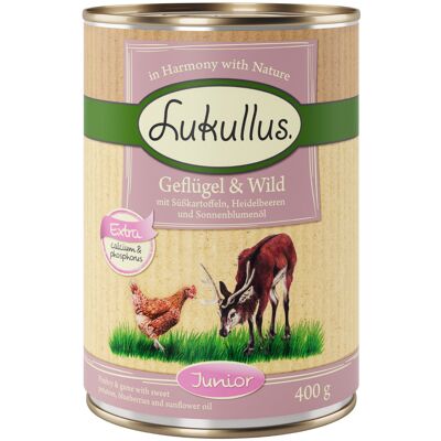 Lukullus Junior Poultry & Game - Grain-Free - 6 x 800g Lukullus Junior Poultry & Game - Grain-Free - 6 x 800g