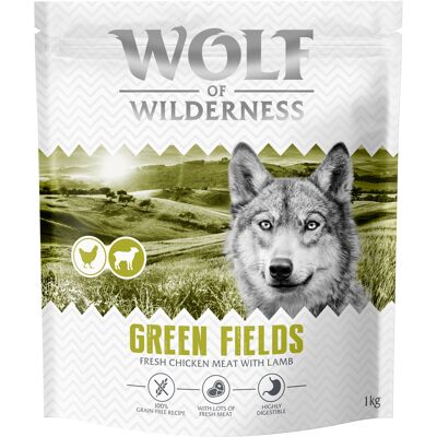 Wolf of Wilderness Adult "Green Fields" Lamb - Grain-Free - New Recipe! 1kg Wolf of Wilderness Adult "Green Fields" Lamb - Grain-Free - New Recipe! 1kg