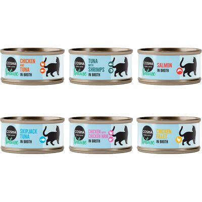Cosma Nature Cat Food - 75% Meat - Mixed Trial Pack Cosma Nature Cat Food - 75% Meat - Mixed Trial Pack