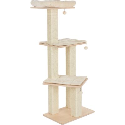 Natural Paradise Orchid L Cat Tree - Cream Natural Paradise Orchid L Cat Tree - Cream