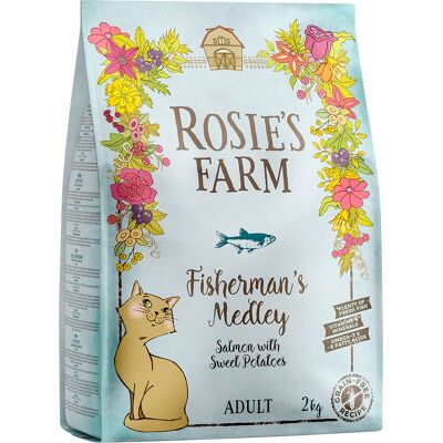 Rosie's Farm Salmon & Sweet Potato Grain-Free Cat Food - 2kg Rosie's Farm Salmon & Sweet Potato Grain-Free Cat Food - 2kg