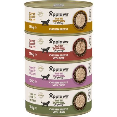Applaws - Taste Toppers - Tin Gravy - 16x156g - Dog Food Applaws - Taste Toppers - Tin Gravy - 16x156g - Dog Food