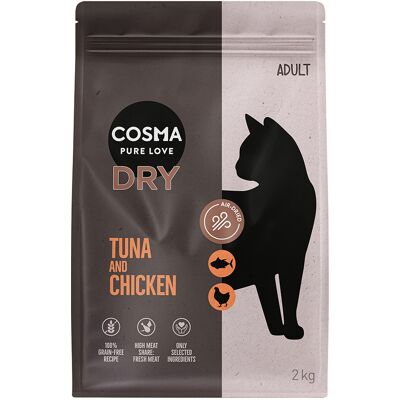 Cosma Cat Food - Tuna, Chicken - 2x2kg Cosma Cat Food - Tuna, Chicken - 2x2kg