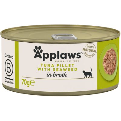 Applaws Cat Food - Tuna Fish in Broth - 70g Can Applaws Cat Food - Tuna Fish in Broth - 70g Can