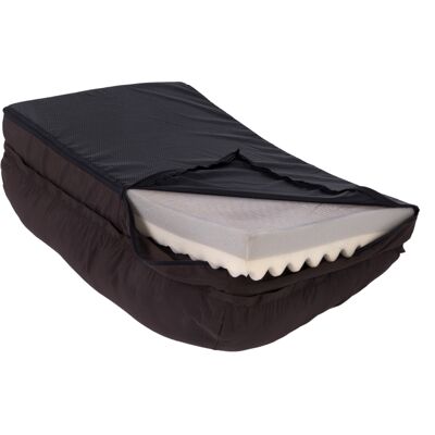 Zooplus Exclusive Orthopaedic Dog Bed - Brown / Beige - 90x60x30cm Zooplus Exclusive Orthopaedic Dog Bed - Brown / Beige - 90x60x30cm