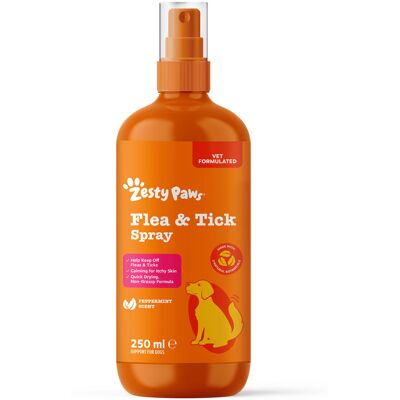 Zesty Paws Flea & Tick Spray - 250ml Zesty Paws Flea & Tick Spray - 250ml