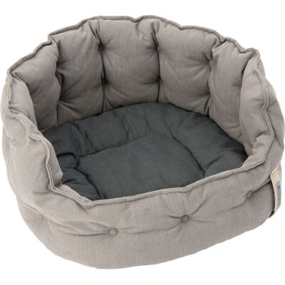 Zooplus Grey EcoLIFE Dog Bed - Medium, high edge, washable Zooplus Grey EcoLIFE Dog Bed - Medium, high edge, washable