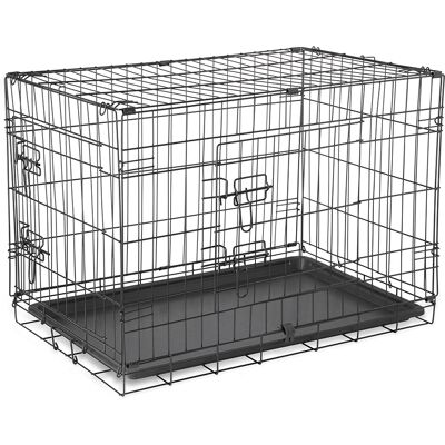 HAFENBANDE Twin Door Indoor Cage - Compact, Safe Dog Retreat HAFENBANDE Twin Door Indoor Cage - Compact, Safe Dog Retreat