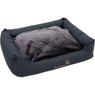 Zooplus Sleepy Time Dog Bed - Grey - 80x65x30cm Zooplus Sleepy Time Dog Bed - Grey - 80x65x30cm