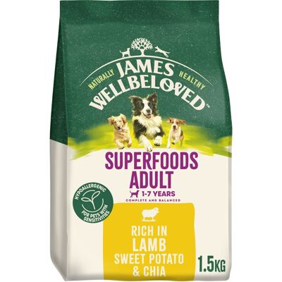 James Wellbeloved - Adult Dog - Lamb - 1.5kg - Dog Food James Wellbeloved - Adult Dog - Lamb - 1.5kg - Dog Food