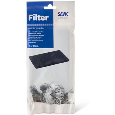 Savic Nestor Giant Covered Litter Tray - Accessories: 2 x Active Charcoal Filter Savic Nestor Giant Covered Litter Tray - Accessories: 2 x Active Charcoal Filter