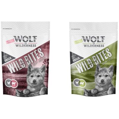 Little Wolf of Wilderness Junior Dog Snacks - Lamb & Chicken, Veal & Chicken - Grain-Free - Made in Germany Little Wolf of Wilderness Junior Dog Snacks - Lamb & Chicken, Veal & Chicken - Grain-Free - Made in Germany