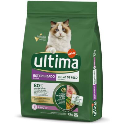 Affinity Ultima Sterilised Hairball – Turkey & Barley - 7.5kg Affinity Ultima Sterilised Hairball – Turkey & Barley - 7.5kg