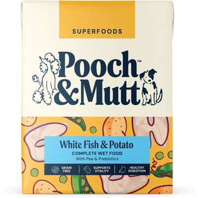 Pooch & Mutt Pooch and Mutt Wet Dog Food - Fish, Potato & Pea - 12 x 375g Pooch & Mutt Pooch and Mutt Wet Dog Food - Fish, Potato & Pea - 12 x 375g