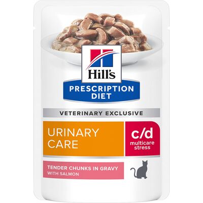 Hill's Prescription Diet Salmon Urinary Stress Cat Food - 12x85g Hill's Prescription Diet Salmon Urinary Stress Cat Food - 12x85g