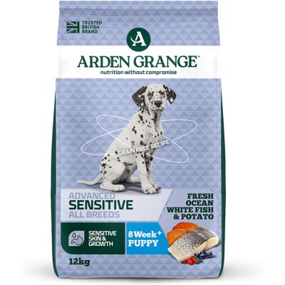 Arden Grange Economy Packs 2 x 12kg - Puppy/Junior Sensitive Ocean White Fish & Vegetables Arden Grange Economy Packs 2 x 12kg - Puppy/Junior Sensitive Ocean White Fish & Vegetables