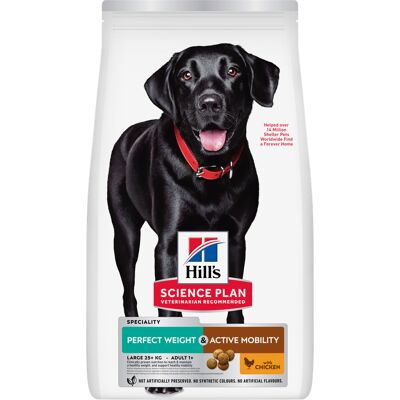 Hill's Science Plan Adult 1+ Perfect Weight & Active Mobility Large - 24kg Hill's Science Plan Adult 1+ Perfect Weight & Active Mobility Large - 24kg