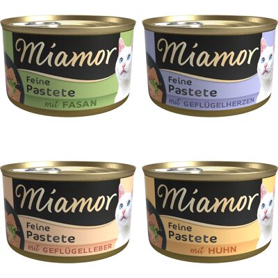 Miamor Cat Food - Poultry & Fish Mix Pâté - 12 x 85g Miamor Cat Food - Poultry & Fish Mix Pâté - 12 x 85g