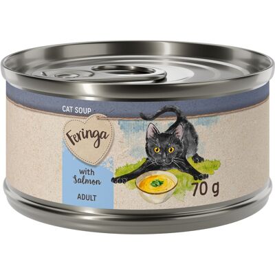 Feringa Cat Soup Salmon - Grain-Free, Natural, 24x70g Feringa Cat Soup Salmon - Grain-Free, Natural, 24x70g