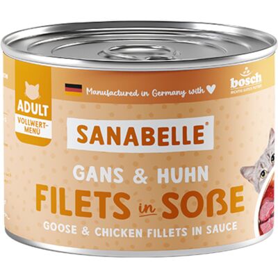 Sanabelle Adult Cat Food - Turkey & Chicken, 6 x 180g Sanabelle Adult Cat Food - Turkey & Chicken, 6 x 180g