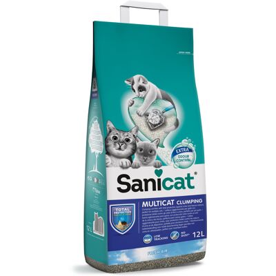 Sanicat Multicat Clumping Cat Litter - 12l Sanicat Multicat Clumping Cat Litter - 12l