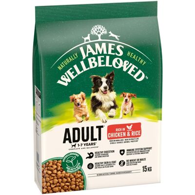 James Wellbeloved - Chicken and Rice - Adult - 15kg - Food James Wellbeloved - Chicken and Rice - Adult - 15kg - Food