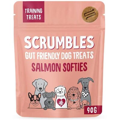 Scrumbles Softies Training Treats - Salmon - Saver Pack: 8 x 90g Scrumbles Softies Training Treats - Salmon - Saver Pack: 8 x 90g