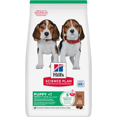 Hill's Science Plan Canine Puppy Medium lamb & rice Dry - 18 kg Hill's Science Plan Canine Puppy Medium lamb & rice Dry - 18 kg