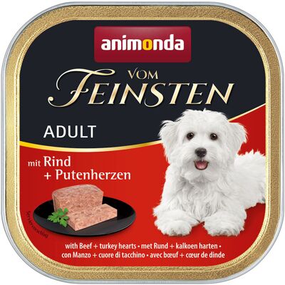 Animonda vom Feinsten Adult Grain-Free 48 x 150 g - Beef & Turkey Hearts Animonda vom Feinsten Adult Grain-Free 48 x 150 g - Beef & Turkey Hearts