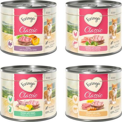 Feringa Classic Meat Kitten - Mixed Pack - Wet Cat Food Feringa Classic Meat Kitten - Mixed Pack - Wet Cat Food