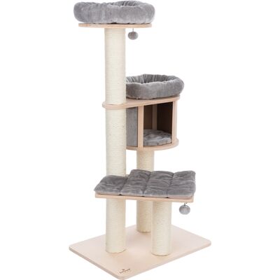 Natural Paradise Magnolia L Cat Tree - Light Grey Natural Paradise Magnolia L Cat Tree - Light Grey
