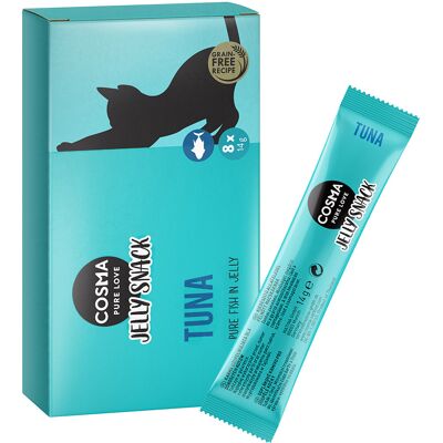 Cosma Chicken, Tuna, Salmon Cat Snacks - Grain-Free - 24x14g Cosma Chicken, Tuna, Salmon Cat Snacks - Grain-Free - 24x14g