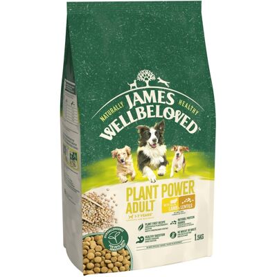 James Wellbeloved Adult Dog Hypoallergenic Plant Power Lamb & Lentils - 1.5kg James Wellbeloved Adult Dog Hypoallergenic Plant Power Lamb & Lentils - 1.5kg