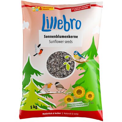 Lillebro Bird Seed - Sunflower Seeds - 5kg Lillebro Bird Seed - Sunflower Seeds - 5kg