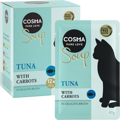 Cosma Salmon & Courgettes Wet Cat Food - 12/24/48 pcs Cosma Salmon & Courgettes Wet Cat Food - 12/24/48 pcs