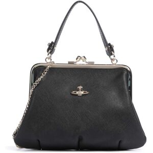 Vivienne Westwood Granny Frame Saffiano Leather Crossbody bag black black 23;14 cm;6 female Vivienne Westwood Granny Frame Saffiano Leather Crossbody bag black black 23;14 cm;6 female