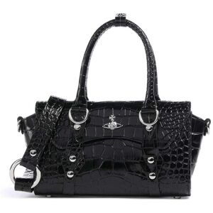 Vivienne Westwood Bettina Embossed Croc Mini Leather Handbag black black 22;13 cm;7 female Vivienne Westwood Bettina Embossed Croc Mini Leather Handbag black black 22;13 cm;7 female