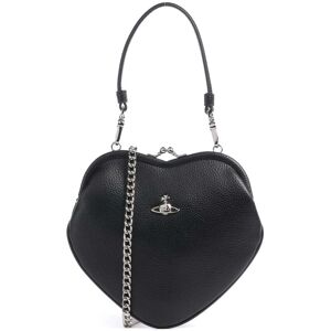 Vivienne Westwood Belle Heart Frame Grain Handbag black black 20;17 cm;2 female Vivienne Westwood Belle Heart Frame Grain Handbag black black 20;17 cm;2 female