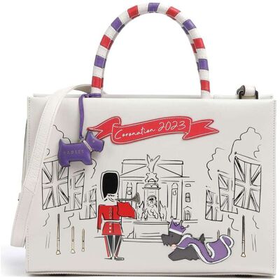Radley London The Coronation Leather Handbag white Radley London The Coronation Leather Handbag white