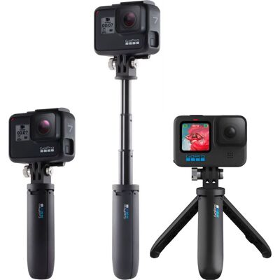 GoPro Shorty Mini Extension Pole + Tripod for Hero13 Black, Hero12 Black, Hero11 Black, Hero11 Mini, Hero10 Black Max, Black GoPro Shorty Mini Extension Pole + Tripod for Hero13 Black, Hero12 Black, Hero11 Black, Hero11 Mini, Hero10 Black Max, Black