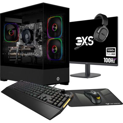 3XS Core 5060 RGB Gaming PC - NVIDIA® GeForce RTX™ 5060, AMD Ryzen™ 5, 1TB SSD - Black, Black 3XS Core 5060 RGB Gaming PC - NVIDIA® GeForce RTX™ 5060, AMD Ryzen™ 5, 1TB SSD - Black, Black