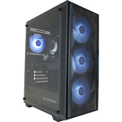 CyberPowerPC AO22229 Gaming PC - NVIDIA® GeForce RTX™ 5060, AMD Ryzen™ 5, 1TB SSD - Black, Black CyberPowerPC AO22229 Gaming PC - NVIDIA® GeForce RTX™ 5060, AMD Ryzen™ 5, 1TB SSD - Black, Black