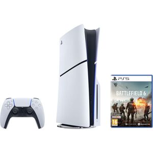 PlayStation 5 (Model Group - Slim) 1TB with Battlefield 6 - White, White PlayStation 5 (Model Group - Slim) 1TB with Battlefield 6 - White, White