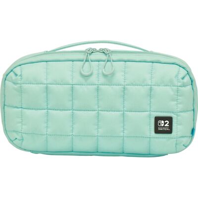 Hori Puff Pouch Gaming Cases For Nintendo Switch 2,Nintendo Switch,Nintendo Switch OLED - Cozy Green, Green Hori Puff Pouch Gaming Cases For Nintendo Switch 2,Nintendo Switch,Nintendo Switch OLED - Cozy Green, Green