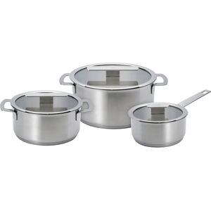 AEG A9HOPS 3 Piece Cookware Set - Stainless Steel, Stainless Steel AEG A9HOPS 3 Piece Cookware Set - Stainless Steel, Stainless Steel