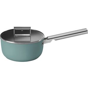 Smeg 50's Style Saucepan 20cm - Emerald Green, Green Smeg 50's Style Saucepan 20cm - Emerald Green, Green