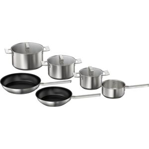 NEFF Z9406SE0 6 Piece Induction Pan Set - Stainless Steel, Stainless Steel NEFF Z9406SE0 6 Piece Induction Pan Set - Stainless Steel, Stainless Steel
