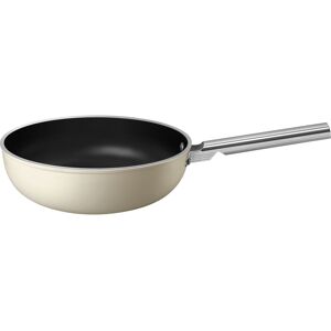 Smeg 50's Style Pan Wok 30cm - Cream, Cream Smeg 50's Style Pan Wok 30cm - Cream, Cream